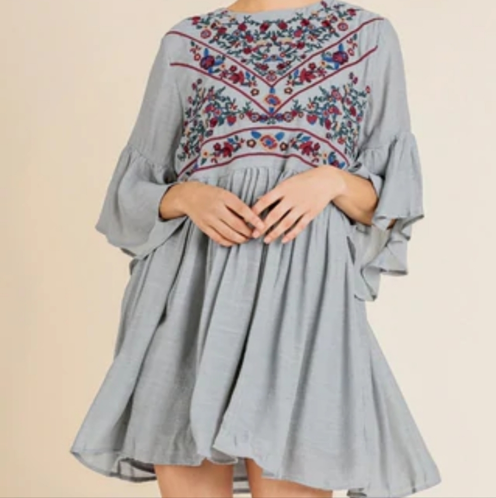 Umgee midi green dress